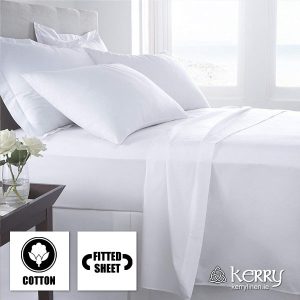 Cotton Fitted Sheets - Bedding and Bed Linen Ireland - KerryLinen P01