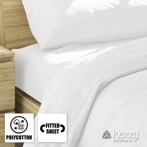 Polycotton Fitted Sheets - Bedding and Bed Linen Ireland - KerryLinen P01