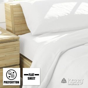 Polycotton Flat Sheets - Bedding and Bed Linen Ireland - KerryLinen P01