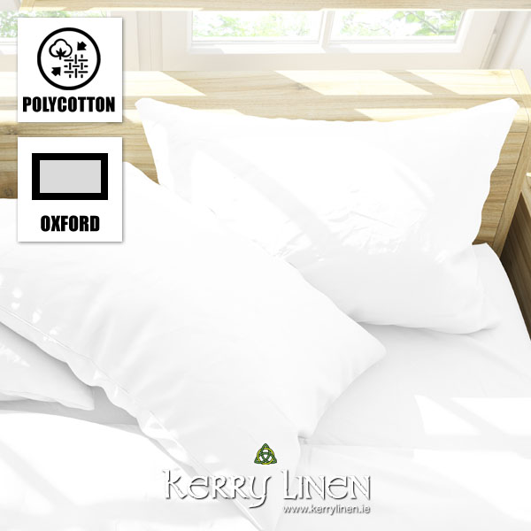 Polycotton Pillowcases, Oxford - Bedding and Bed Linen Ireland - KerryLinen.ie